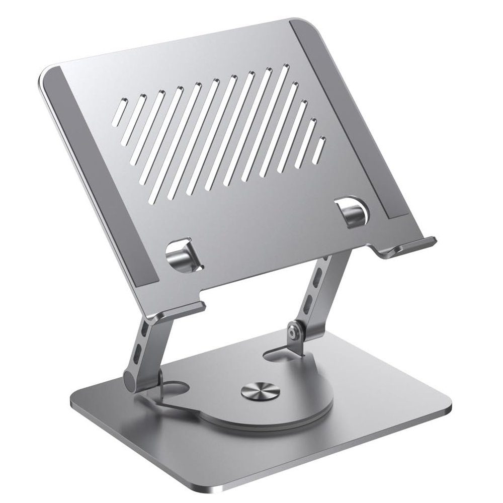 MVUYO Laptop Stand Computer Stand Desktop Office Rotating Stand Heat Dissipation Folding Increased(White-Fruit peach5)
