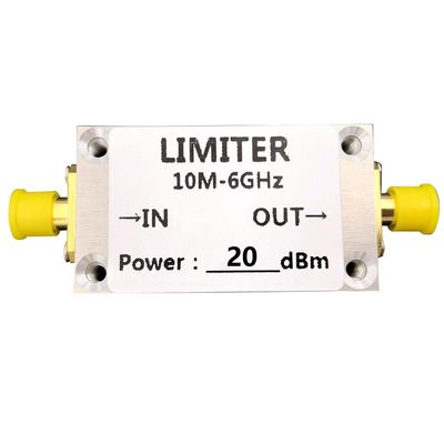 JMT PIN Diode SMA RF Limiter 10M-6GHz with SMA Interface for Low Power Input Protection Compatible with Spec Trum Analysers, Pre-Low Noise Amplifier, SDR Receiver (20dBm with CNC Case)