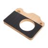 BESPORTBLE Creative Wooden Camera Ornament Stylish Desktop Decor for Home Office Stable Design Present for Art Lovers for Bookshelves Tables Camera view 1