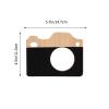 BESPORTBLE Creative Wooden Camera Ornament Stylish Desktop Decor for Home Office Stable Design Present for Art Lovers for Bookshelves Tables Camera view 2