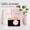 BESPORTBLE Creative Wooden Camera Ornament Stylish Desktop Decor for Home Office Stable Design Present for Art Lovers for Bookshelves Tables Camera view 3