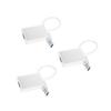 Mikikit 3pcs USB to Video Adapter for Pc and Laptop External Graphics Converter Output for and Projectors Supports up to Screens Easy and Play view 1