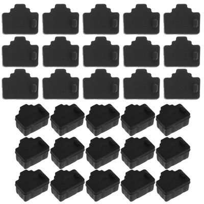 DIYEAH 50pcs Cap Dust Plug for Network Cable Pc Dust Cover Ethernet Port Protector