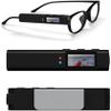 High-Resolution 2.7K Wearable Camera, Portable Small Digital Video Body Cameras, Head Mounted Sports Video Recording Camera Glasses for Travelers/Business (Black 1pcs Without Glasses) view 1