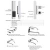 High-Resolution 2.7K Wearable Camera, Portable Small Digital Video Body Cameras, Head Mounted Sports Video Recording Camera Glasses for Travelers/Business (Black 1pcs Without Glasses) view 4
