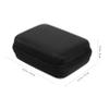 BRIGHTFUFU Electronic Organizer Travel Case for Earbuds Cables Chargers Portable Storage Pouch for Travel Essentials Black view 4