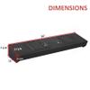 12" Dual Sealed TW3 SUB Box for 2009-2024 150 Crew CAB CAR Audio Speaker Box SUB Enclosure view 3