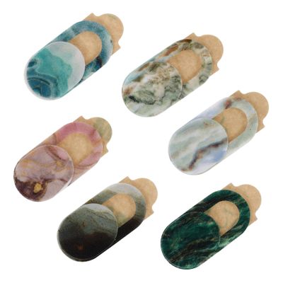 6Pcs Webcam Privacy Lens Protectors Marble Pattern - Ultra Thin, Easy Install, Lightweight Camera Covers