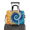 Quteprint Abstract Tie Dye Print 15.6 Inch Laptop Bag Briefcase for Business, Water-Resistant Computer Bag Fits 14-16 Inch Notebook for Men Women, Office Travel Work Backpack view 2