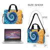 Quteprint Abstract Tie Dye Print 15.6 Inch Laptop Bag Briefcase for Business, Water-Resistant Computer Bag Fits 14-16 Inch Notebook for Men Women, Office Travel Work Backpack view 3