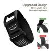 Abanen Rugged Nylon Sport Wristband with Alloy Bumper Compatible with Whoop 4.0, Sport Strap with Stars-Stripes Flag for Whoop 4.0 Band (Black) view 2