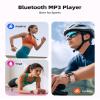 AGPTEK MP3 Player with Bluetooth, Watch MP3 Player with Watch Band for Running Climbing Hiking Cycling Jogging Yoga, Pink view 2