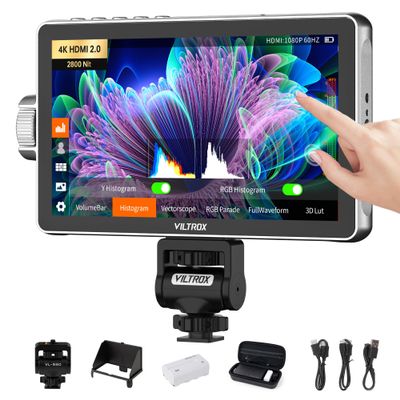 VILTROX DC-A1 7 inch HD 1920x1080 IPS 2800 Nit Camera Field Monitor