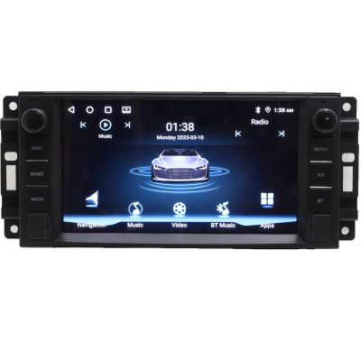 7" car Stereo Radio for Jeep Dodge Chevrolet 2007-2011 Android Auto Touchscreen Wireless Carplay Head Unit
