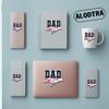 (3PCS) Dad We Love You Sticker  Waterproof Vinyl Decals for Dad, Papa, Father  Cute Fathers Day Gift for Laptop, Tumbler, Water Bottle, Scrapbook Size 3 x 2,5Inch view 3