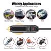 DC Car Power Cable for Satellite,18AWG IP68 Plug and Play Charger for Trucks, Buses, Lorries, and Boats (2M) view 2