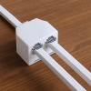 SynHHergyx 2 Pack Two Way Telephone Splitters RJ11 Male to Dual Female Cable 6P4C Phone Splitter for Landline Suitable for Telephone, Fax Machine, White view 4