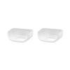 Holicfun Wall Mount for eero 7 - No Drill Adhesive & Screw Mounting Kit for eero 7 Mesh WiFi Router, Space-Saving ABS Plastic Bracket (2-Pack) view 1