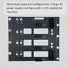 Wuden 6Gbps SSD HDD Backplane NAS Storage Card Server Expansion Board to 4-Disks Adapter 2 X 4D view 4