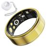 Anarow Health Fitness Tracker Ring for Women Men  Smart Ring with Heart Rate, SpO2, Blood Pressure, Sleep Monitoring with Charging Case,Remote Photography, Family Care, No Subscription Fee (Gold 11) view 1
