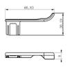 BGNing Camera Thumb Grip, Aluminum Hot Shoe Thumb Grip Handle Accessory Compatible with X-M5 Microslice (Silver) view 3