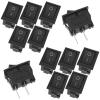 RBFRZGSU 5/20/100Pcs KCD1 15 * 21mm 2Pin ON-Off Boat-Shape Switch 10 * 15mm Snap-in Rocker Switch KCD Switches(KCD11 10X15mm,20PCS) view 2