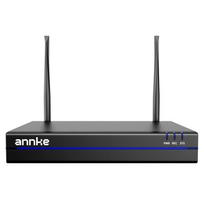 ANNKE 16CH Network Video Recorder for Wireless Security Camera System, Work with 8MP/5MP/4MP/3MP ANNKE Wireless Camera, 24/7 Recording, Dual-Band WiFi, No HDD