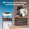 4G LTE Cellular Security Camera Wireless OutdoorNo Wifi Solar Powered Outside Camera , 2K Color Night Vision, PIR Motion Sensor, 360 Live View, 2-Way Audio, SIM Card $ SD Card Included, Free Trial view 3