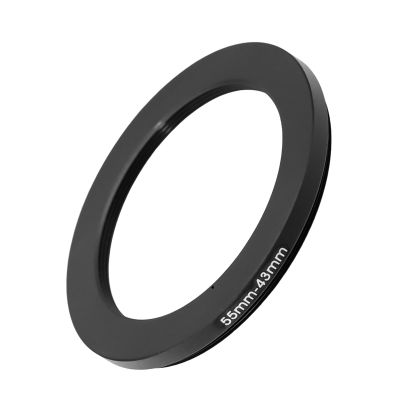 CASYDYEN 55-43/46/49/52/55/58/62/67/72/77mm Step Up & Step Down Filter Ring Adapter for Camera ND/UV/CPL (55-43mm)