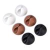 Tyenaza 6pcs Cord Holder Cable Clips, Universal Office Cord Organizer Charger Holder Desk Cable Management view 1