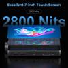 VILTROX DC-A1 Camera Monitor, 7inch 2800nits Ultra Bright Touchscreen Field Monitor with Full HD 1920x1080, HDMI 2.0 in/Out, Custom LUT, Histogram, Waveform, Sunshade, for Video Shooting view 2