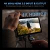 VILTROX DC-A1 Camera Monitor, 7inch 2800nits Ultra Bright Touchscreen Field Monitor with Full HD 1920x1080, HDMI 2.0 in/Out, Custom LUT, Histogram, Waveform, Sunshade, for Video Shooting view 3
