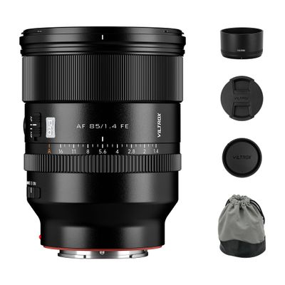 VILTROX AF 85mm F1.4 Pro FE Full Frame Lens for Sony E Mount, 85mm f/1.4 Auto Focus Portrait Prime Lens Compatible with Sony a7RIV a9 a7RII a7RIII a7III a7C FX3 ZVE1 A1 a6600 a6700 a6400 ZV-E10