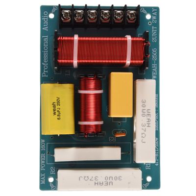 Wuden 200W Speaker Crossover 2 Way High-Low 8 Ohm Frequency Divider for 10 Inch Speaker