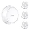 EDUP LOVE Deco Mesh Wall Mount Kit for Deco BE23/ BE25/ BE3600/ BE5000/ WB7200/ WB10800/ WB14400 Mesh WiFi 7 System, Space-Saving Bracket with Hidden Cable Management (White, 3 Pack) view 1