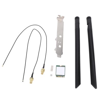 8265NGW Wireless NIC Module with WiFi and Bluetooth 4.2, 2.4GHz and 5GHz Dual Band M.2 Interface 1200Mbps NGW Wireless Card for Wins 7/8/10 (External Antennae Bracket)
