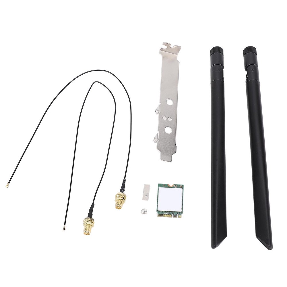 8265NGW Wireless NIC Module with WiFi and Bluetooth 4.2, 2.4GHz and 5GHz Dual Band M.2 Interface 1200Mbps NGW Wireless Card for Wins 7/8/10 (External Antennae Bracket)
