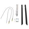8265NGW Wireless NIC Module with WiFi and Bluetooth 4.2, 2.4GHz and 5GHz Dual Band M.2 Interface 1200Mbps NGW Wireless Card for Wins 7/8/10 (External Antennae Bracket) view 1