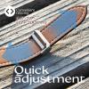 LYSANDRA Magnetic Leather Bands Compatible with Moto Watch 120 Band for Men Women, Genuine Leather with Magnetic Buckle for Moto Watch 120 Smart Watch (Black) view 4