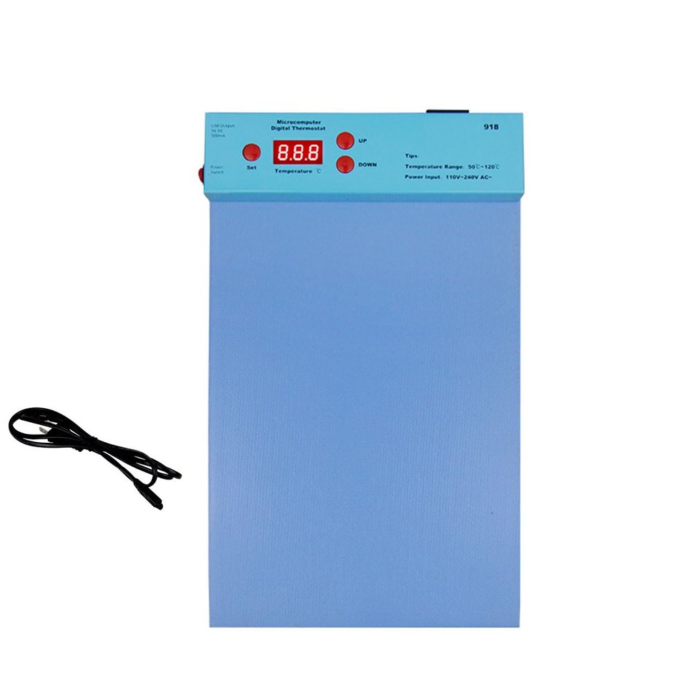 110V 14-Inch Workspace, Fast Auto-Temperature Rise, Anti-Slip Base & Soft Silicone Mat for Efficient LCD/Phone Repair Portable Heated Screen Separator Kit