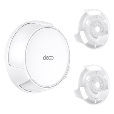 EDUP LOVE Deco Mesh Wall Mount Kit for Deco BE23/ BE25/ BE3600/ BE5000/ WB7200/ WB10800/ WB14400/ BE3600 Pro Mesh WiFi 7 System, Space-Saving Bracket with Hidden Cable Management (White, 2 Pack)