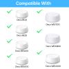 EDUP LOVE Deco Mesh Wall Mount Kit for Deco BE23/ BE25/ BE3600/ BE5000/ WB7200/ WB10800/ WB14400/ BE3600 Pro Mesh WiFi 7 System, Space-Saving Bracket with Hidden Cable Management (White, 2 Pack) view 4