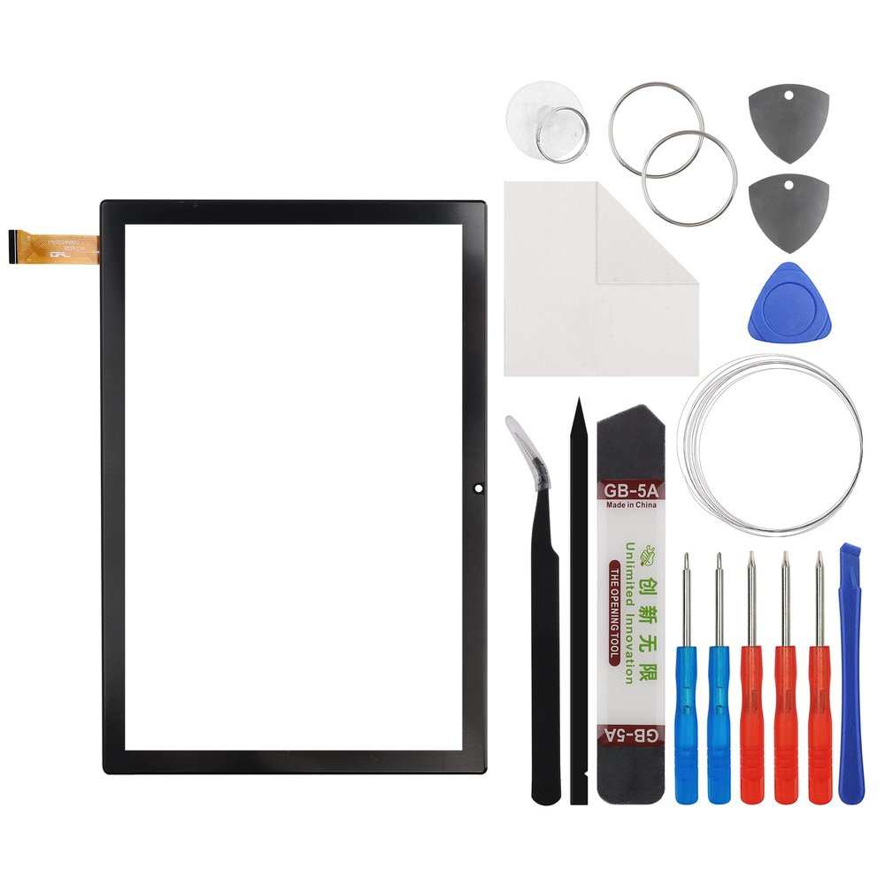 E-yiiviil Touch Screen Panel Digitizer Compatible with Pritom TronPad L10 10.1 inch with Tools (Without LCD Display)