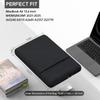 13 inch 360 Protective Laptop Sleeve Case for 2025 MacBook Air 13.6 inch M4/M3/M2/M1 A3240 A3113 A2681 A2337, Shockproof Water-Resistant Laptop Bag Cover w/Accessory Pocket view 2