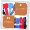 FOYTOKI 50pcs Reusable Cable Straps: Adhesive Cord Keeper Wire Management Clips For Desk Organization - Office Home And Gaming Room view 3