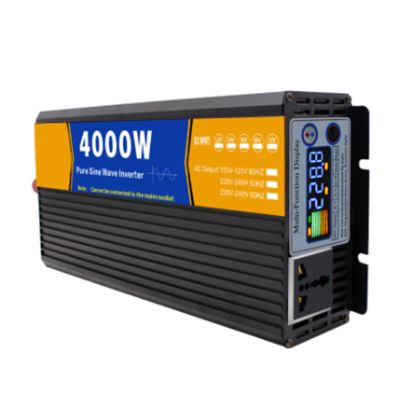 HYZHANHONG Power Inverter, 2000 Watt Car Power Inverter Pure Sine Wave with LED Display/1 AC Outlets/4000W Peak Power Car Inverter for Vehicles/Truck/Car/Laptop,24V to 220V