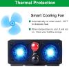 HYZHANHONG Power Inverter, 2000 Watt Car Power Inverter Pure Sine Wave with LED Display/1 AC Outlets/4000W Peak Power Car Inverter for Vehicles/Truck/Car/Laptop,24V to 220V view 4