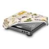 Qehuruxo Record Player Turntable Cover Lavender Floral Foldable & Lightweight Dust Protector for SL-PC11/SLD-20  Waterproof & Scratch-Resistant view 1