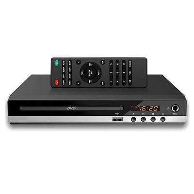 Wuden DVD Player High-Defination 1080P Home DVD Player Box for TV DVD229 HD DVD Player CD-Discs Player AV Output MIC-Port US Plug