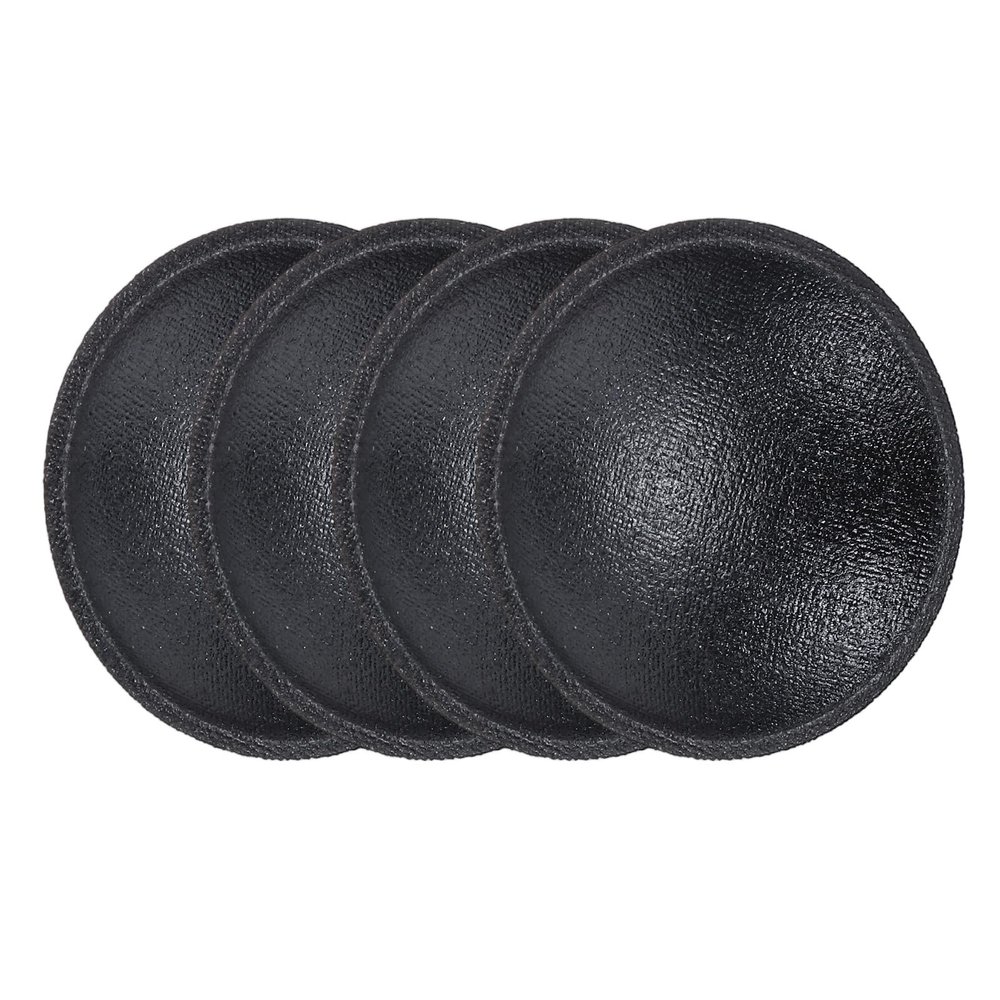 MECCANIXITY 4 Pcs Speaker Dust Cap 38mm/1.5" Outer Diameter Oiled Cloth Cap Dome Cap Subwoofer Coil Cover Caps for Speaker Accessories Repairing